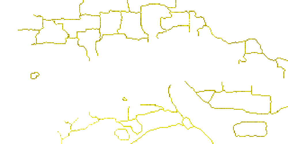 Daggerfall Map Original Borders Isolated